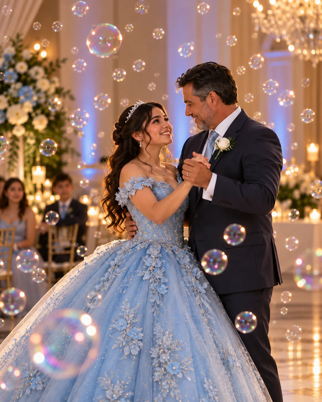 Burbujas durante vals
